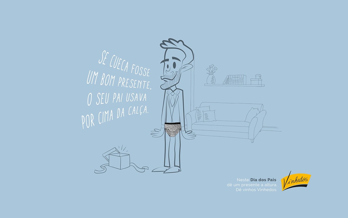 Presente a altura para seu pai