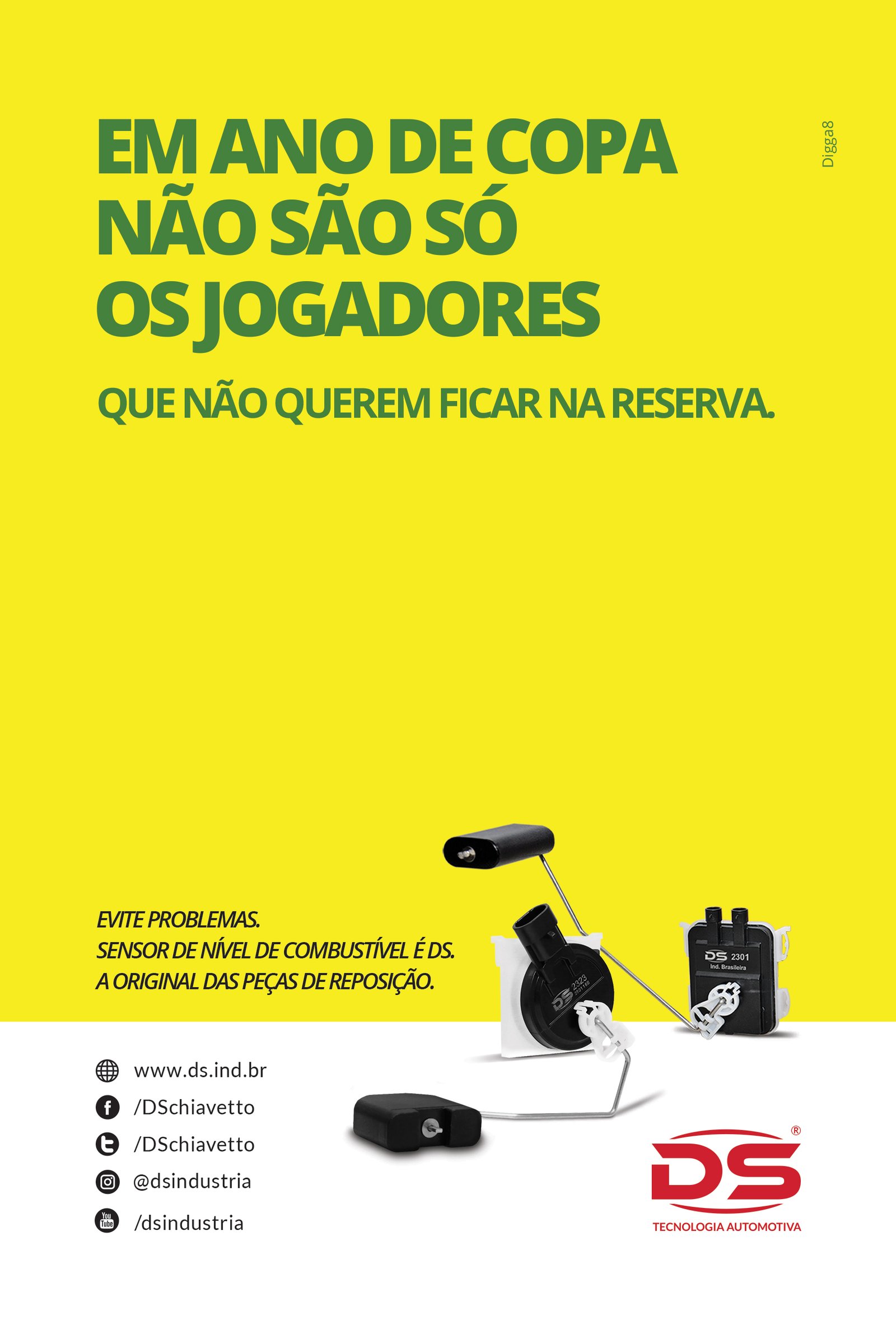 Evite problemas Sensor de Nível de Combustível é DS
