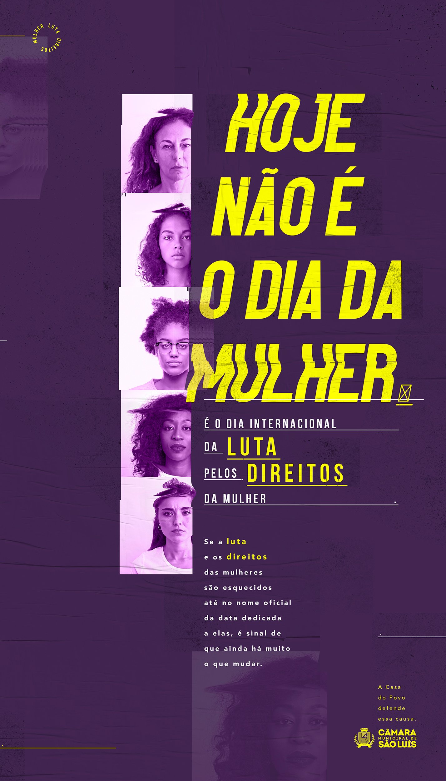 Não é dia da Mulher
