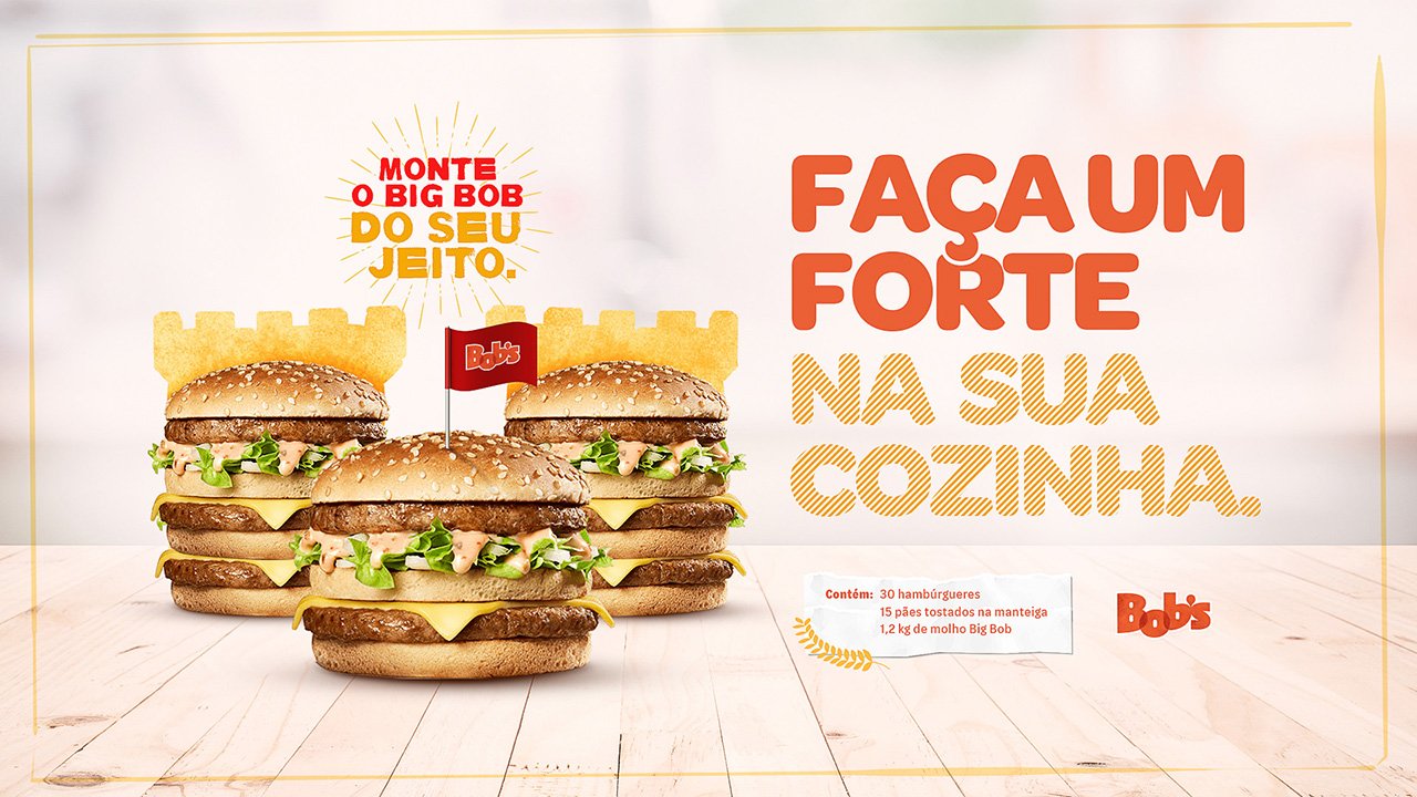 Monte o Big Bob do seu jeito