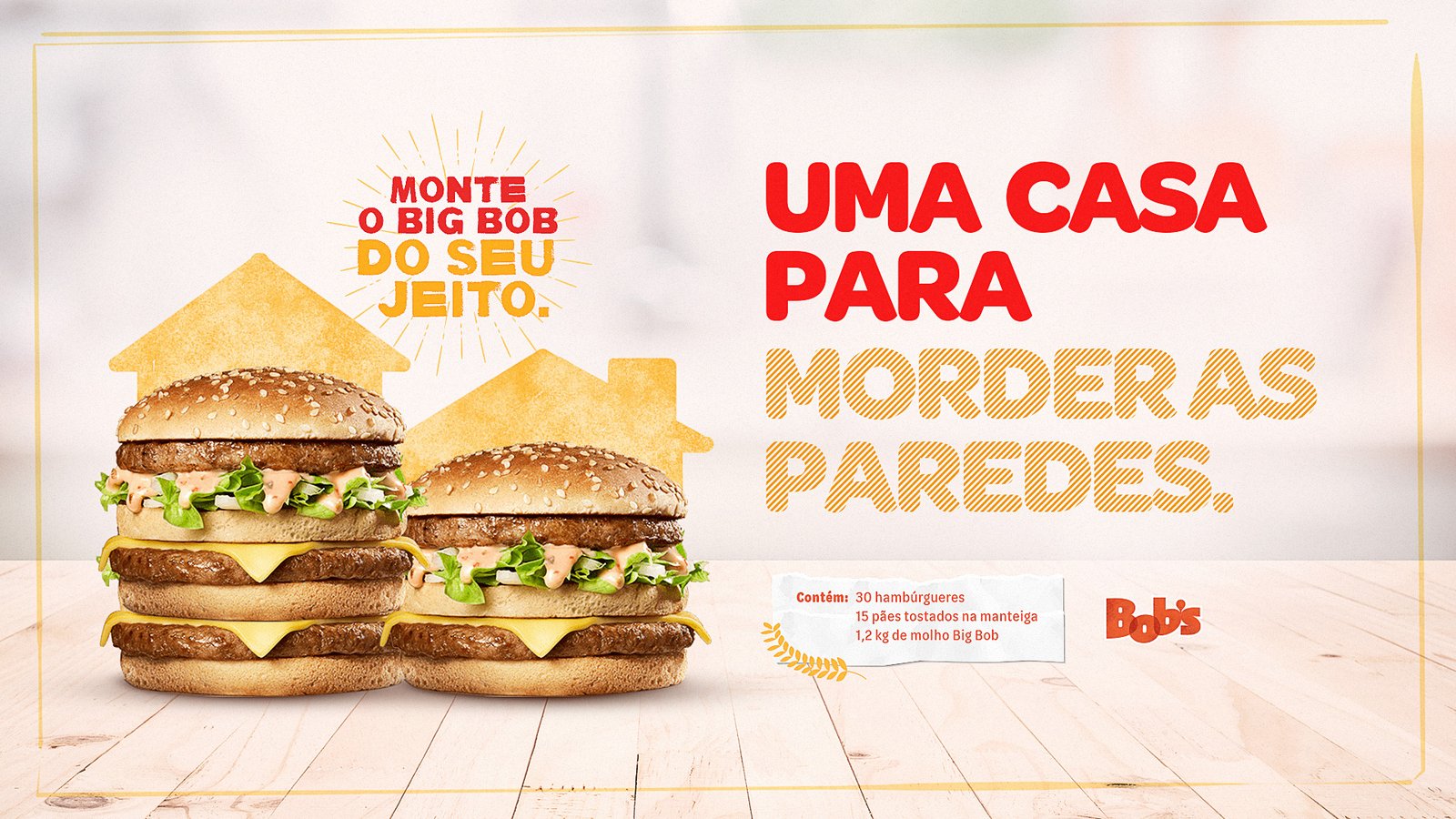 Monte o Big Bob do seu jeito