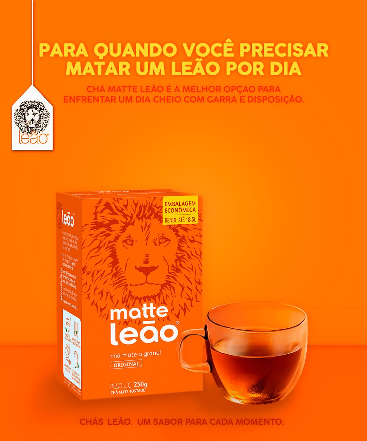 Um sabor para cada momento.