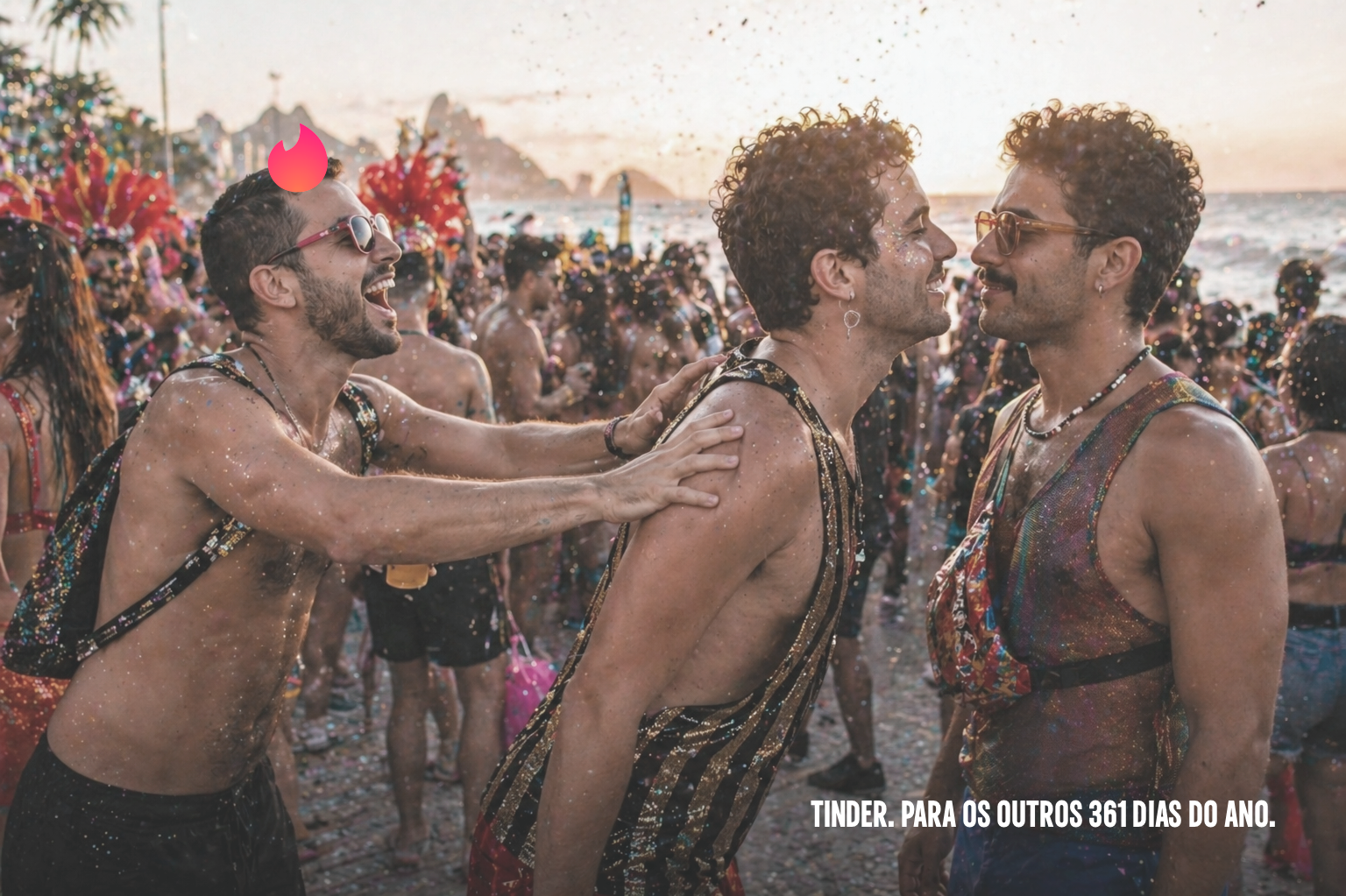 No Carnaval, todo mundo vira Tinder.